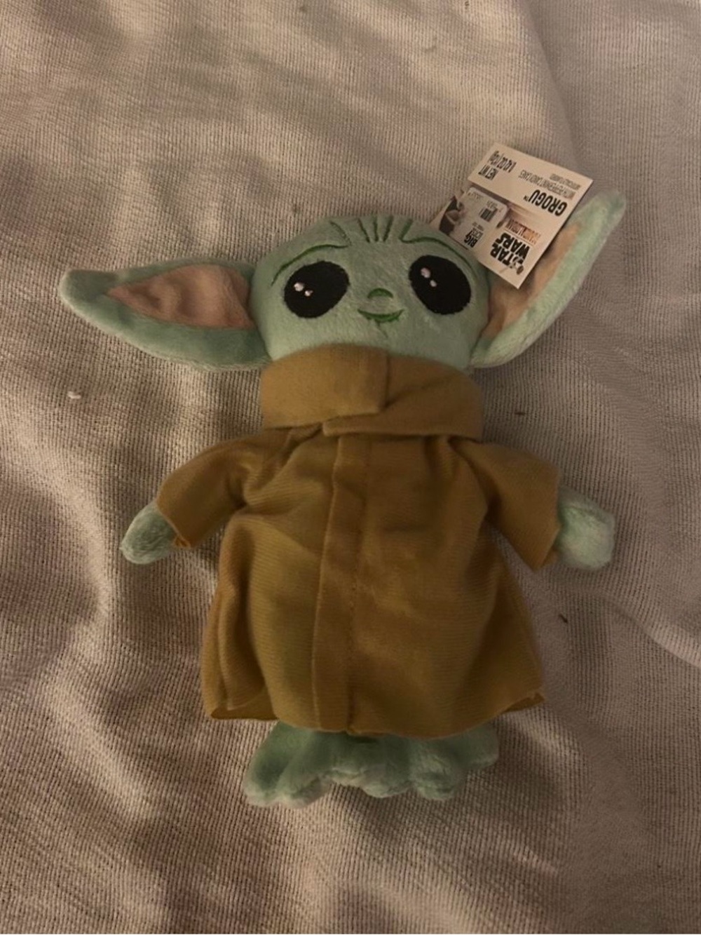 Disney Green Grogu Plush with Brown Robe